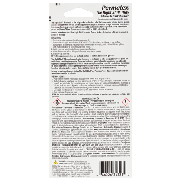 Permatex Gasket Maker The Right Stuff (MPN: 34328)
