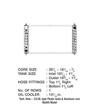 CSF Radiator With Transmission Cooler (MPN: 3433)