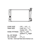 CSF Radiator With Transmission Cooler (MPN: 3445)