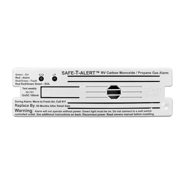 Safe-T-Alert Carbon Monoxide Propane Leak Detector (MPN: 35-741-WT)