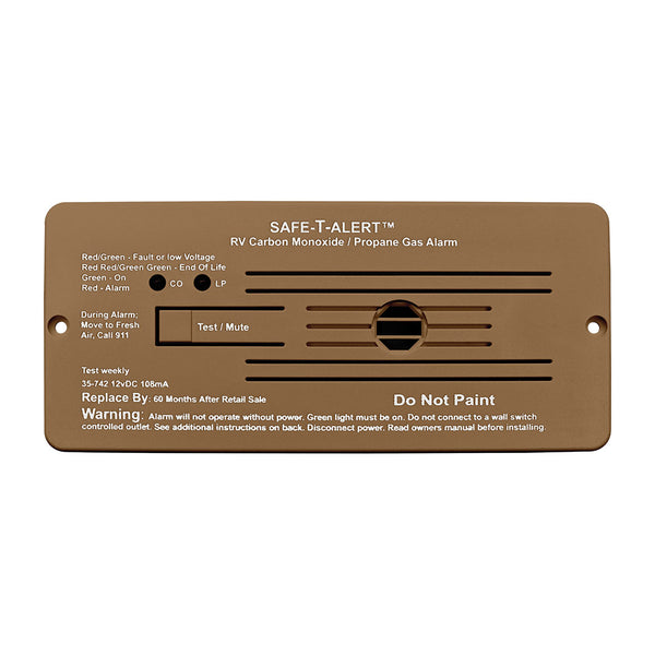 Safe-T-Alert Carbon Monoxide Propane Leak Detector (MPN: 35-742-BR)