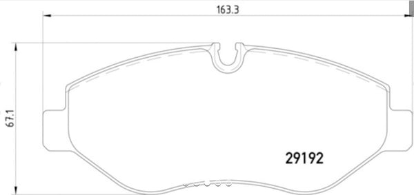 Hella Low-Metallic Brake Pads (MPN: 355005521)