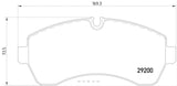 Hella Low-Metallic Brake Pads (MPN: 355005531)