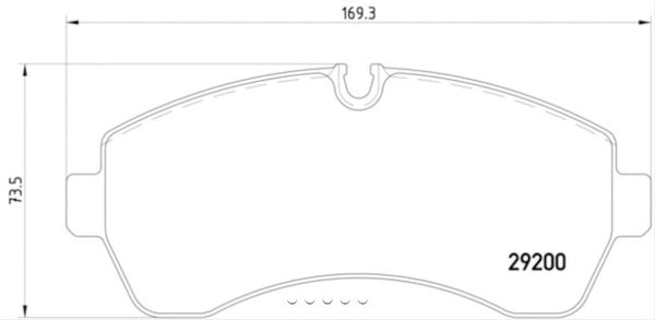 Hella Low-Metallic Brake Pads (MPN: 355005531)