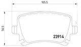 Hella Low-Metallic Brake Pads (MPN: 355010601)