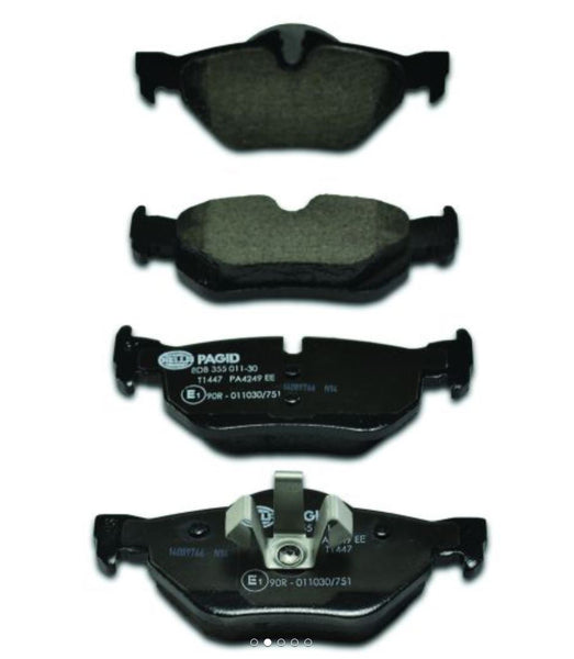 Hella Low-Metallic Brake Pad Set (MPN: 355011301)