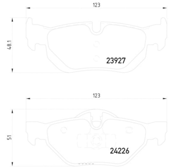 Hella Low-Metallic Brake Pad Set (MPN: 355011301)