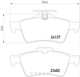 Hella Low-Metallic Brake Pad Set (MPN: 355011731)