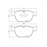 Hella Low-Metallic Brake Pad Set (MPN: 355012541)