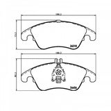Hella Low-Metallic Brake Pads (MPN: 355012621)
