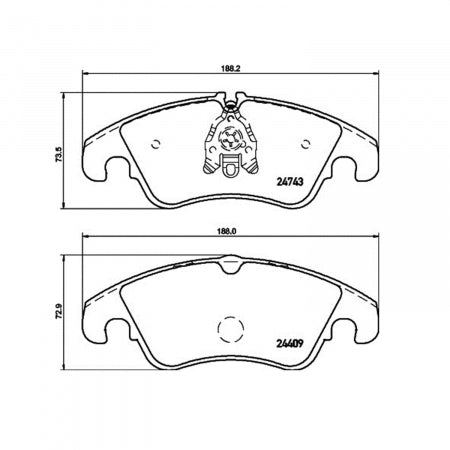 Hella Low-Metallic Brake Pads (MPN: 355013751)
