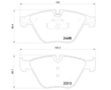 Hella Low-Metallic Brake Pad Set (MPN: 355015261)