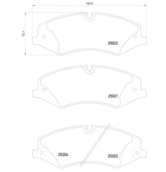Hella Low-Metallic Brake Pads (MPN: 355015551)