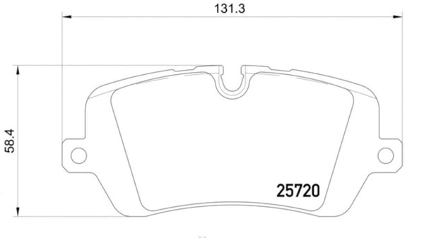 Hella Low-Metallic Brake Pad Set (MPN: 355020361)