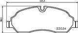 Hella Low-Metallic Brake Pads (MPN: 355021571)