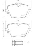 Hella Low-Metallic Brake Pads (MPN: 355023131)