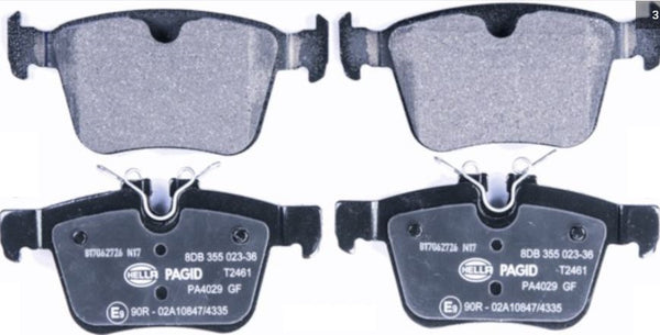 Hella Low-Metallic Brake Pad Set (MPN: 355023361)
