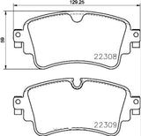 Hella Low-Metallic Brake Pad Set (MPN: 355024791)