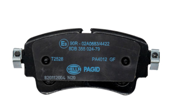 Hella Low-Metallic Brake Pad Set (MPN: 355024791)