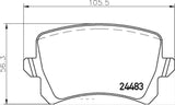 Hella Low-Metallic Brake Pads (MPN: 355025331)