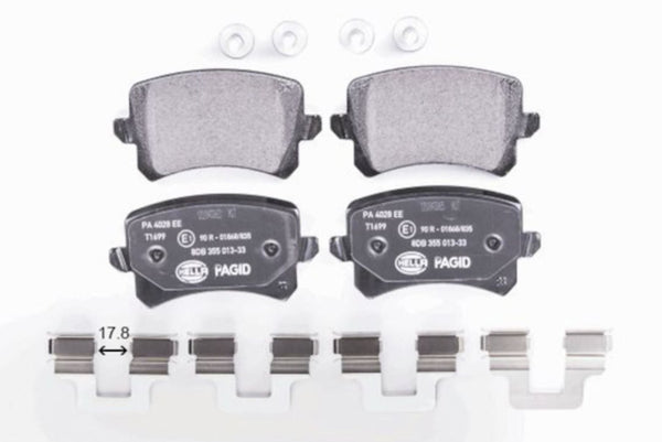 Hella Low-Metallic Brake Pads (MPN: 355025331)