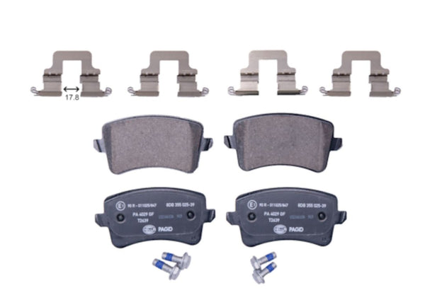 Hella Low-Metallic Brake Pads (MPN: 355025391)