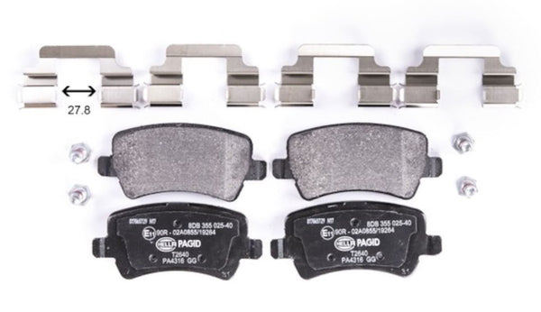 Hella Low-Metallic Brake Pads (MPN: 355025401)