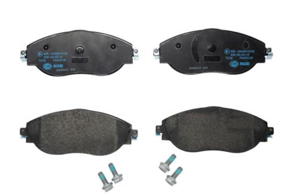 Hella Low-Metallic Brake Pads (MPN: 355031751)