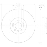 Hella Brake Rotor (MPN: 355113192)