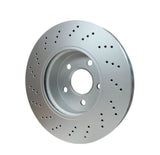 HELLA Vented Cross Drilled Brake Rotor (MPN: 355114392)