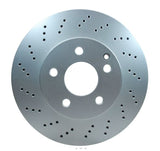 HELLA Vented Cross Drilled Brake Rotor (MPN: 355114392)