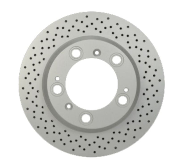 HELLA Vented Drilled Brake Rotor (MPN: 355121942)