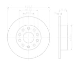 HELLA Brake Rotor (MPN: 355122612)