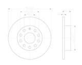 HELLA Brake Rotor (MPN: 355122622)
