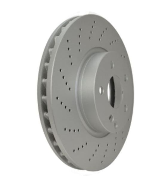HELLA Brake Rotor Vented Drilled (MPN: 355122942)