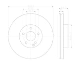 HELLA Brake Rotor (MPN: 355122952)