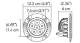 Hella LED Driving Fog Light (MPN: 357201011)