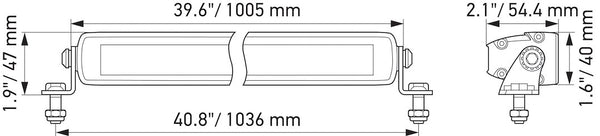 Hella Black Magic LED Light Bar (MPN: 358176321)