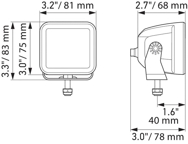 HELLA Black Magic LED Driving Light (MPN: 358176821)