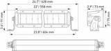 Hella Black Magic Tough LED Light Bar (MPN: 358197401)