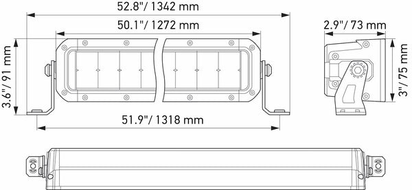 Hella Black Magic Tough LED Light Bar (MPN: 358197431)