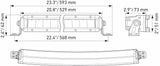 Hella Black Magic Tough LED Light Bar (MPN: 358197501)