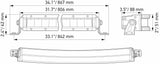 Hella Black Magic Tough LED Light Bar (MPN: 358197511)