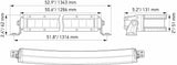 Hella Black Magic Tough LED Light Bar (MPN: 358197531)