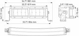 Hella Black Magic Tough LED Light Bar (MPN: 358197611)