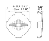 Hella Driving Fog Light Cover (MPN: 358198031)