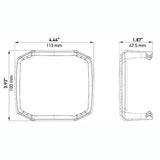 HELLA Driving Fog Light Cover (MPN: 358233951)