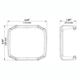 HELLA Driving Fog Light Cover (MPN: 358233971)