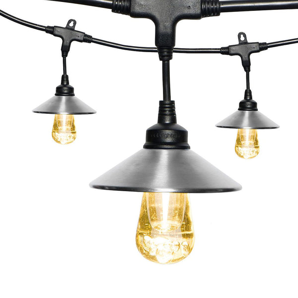 Jasco Enbrighten Cafe Stainless Steel Shade (MPN: 35917)