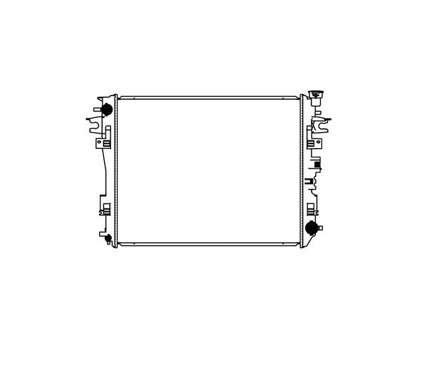 CSF Radiator Crossflow Aluminum Design (MPN: 3662)